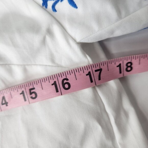 J. Crew Women's Size XS Flutter Sleeve Embroidered Blouse New - Picture 2 of 6